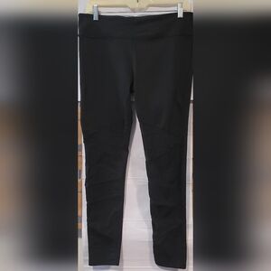 Fabletics Black Mesh Pocketed Leggings Sz Sm